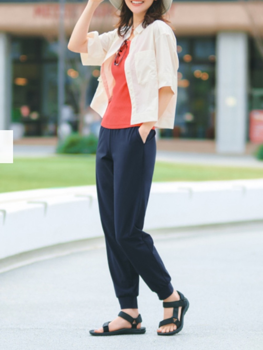 Uniqlo Ultra Stretch AIRism Jogger Ankle 👖 Neny Blue